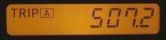 トリップメーターで507.2km