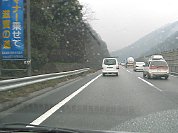 滋賀県突入。