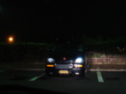 深夜のアラレ号(クリックで拡大)